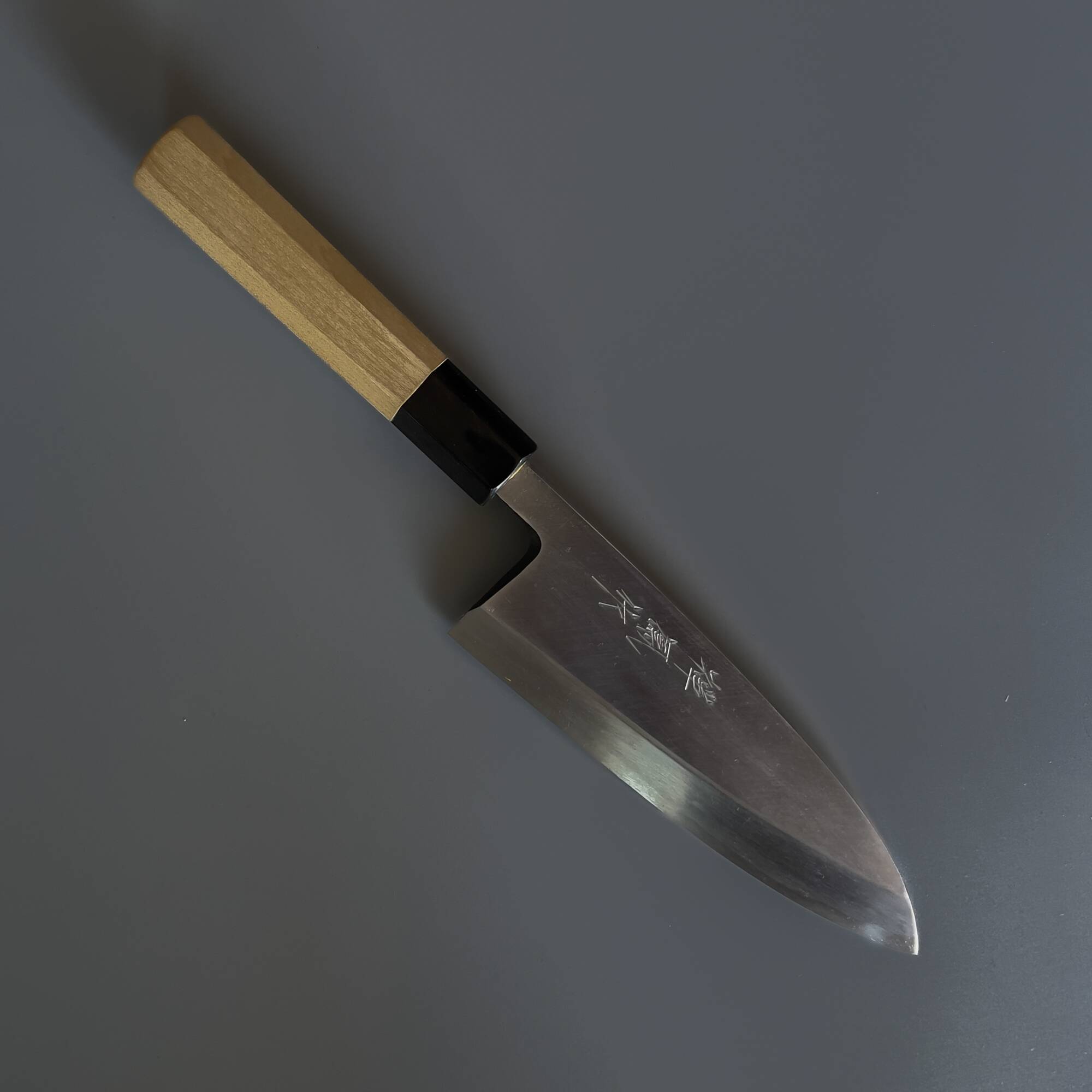 Cuchillo Japonés Deba Acero Shirogami 150mm ZenPou